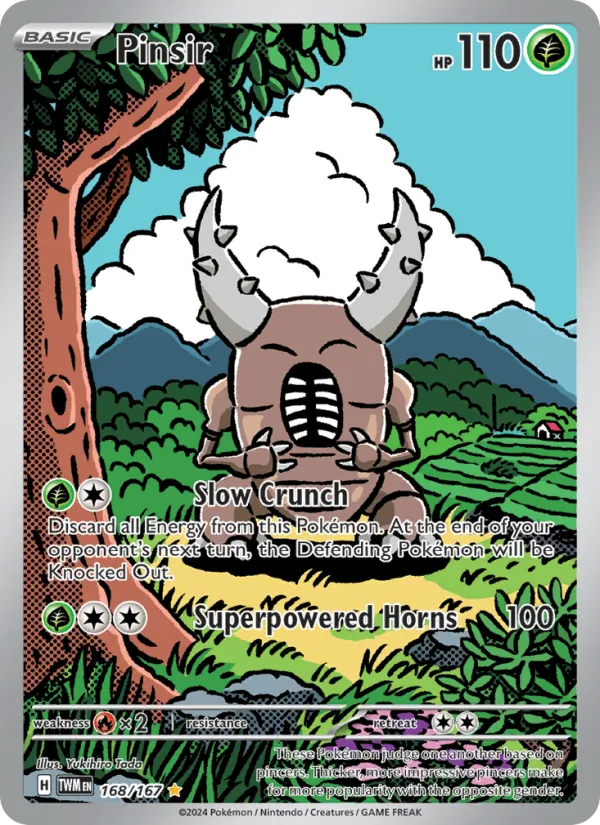 Pinsir - Twilight Masquerade Pokemon Card