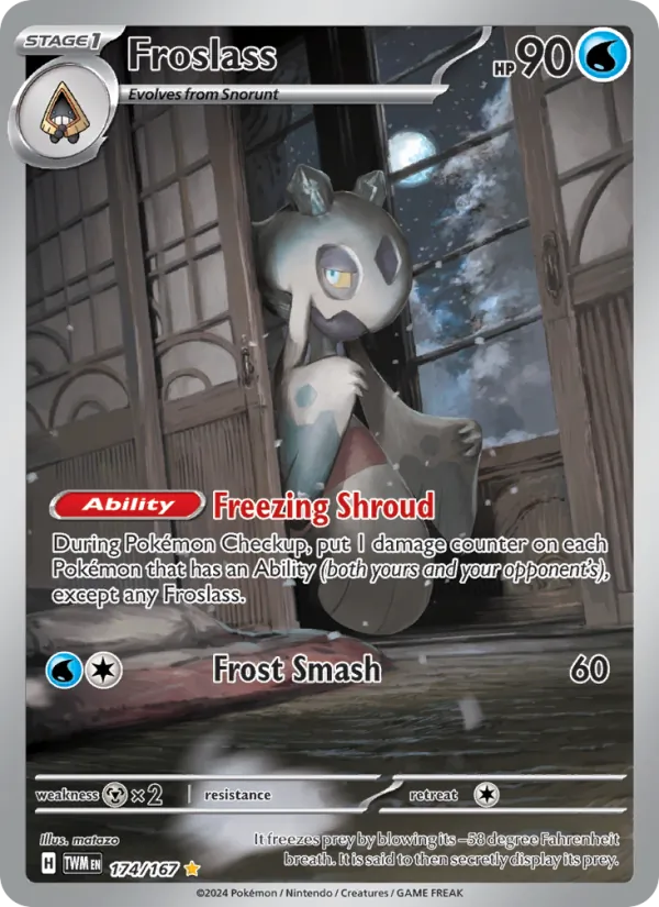 Froslass - Twilight Masquerade Pokemon Card
