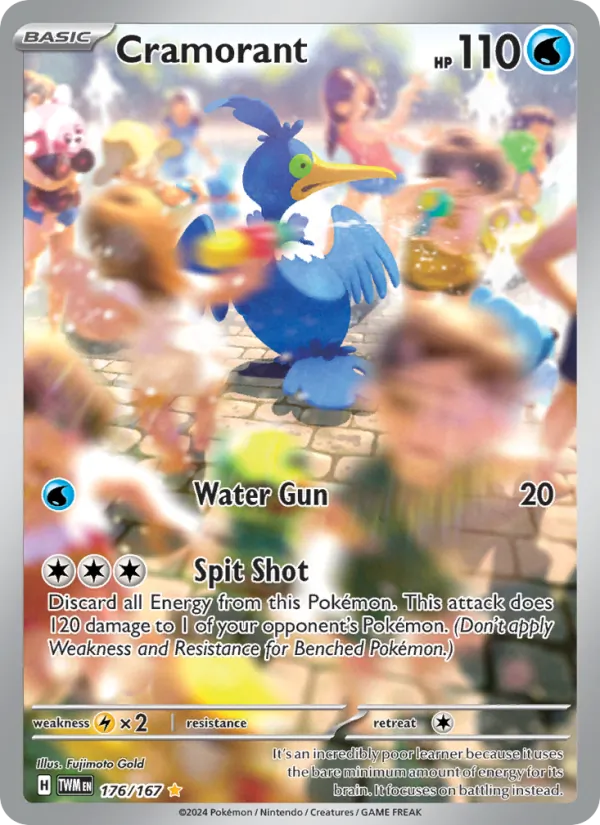 Cramorant - Twilight Masquerade Pokemon Card