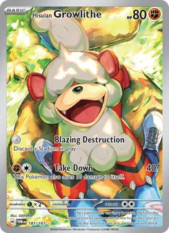 Hisuian Growlithe - Twilight Masquerade