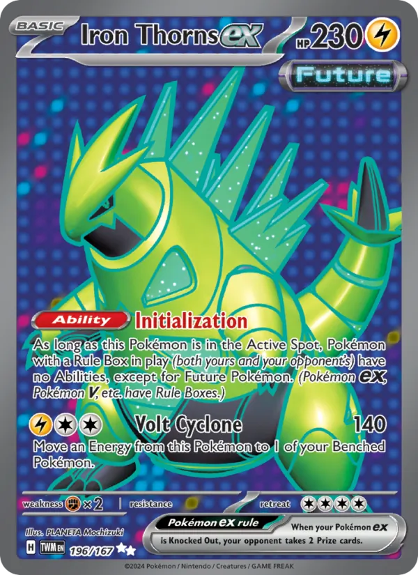 Iron Thorns ex - Twilight Masquerade Pokemon Card