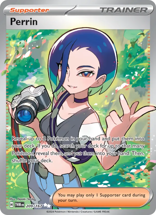 Perrin - Twilight Masquerade Pokemon Card