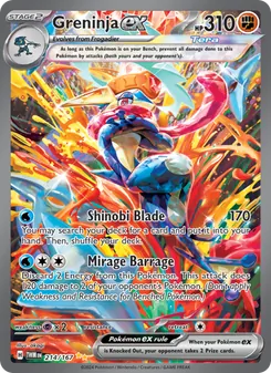 Greninja ex - Twilight Masquerade