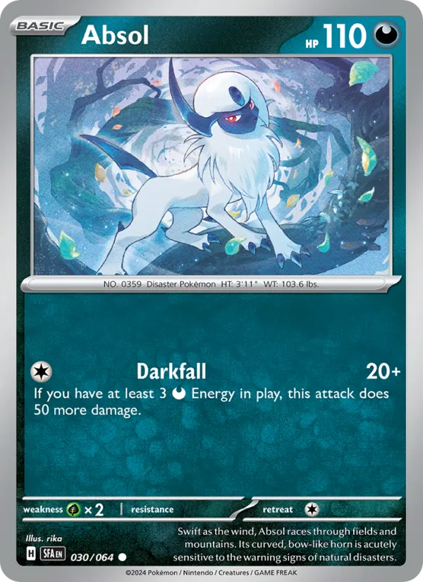 Absol - Shrouded Fable Pokemon Card
