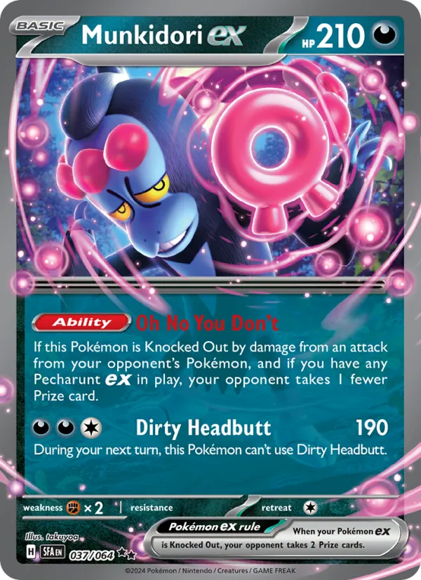Munkidori ex - Shrouded Fable Pokemon Card