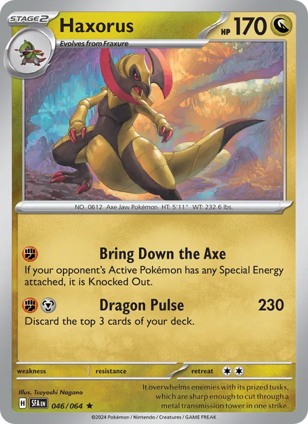 Haxorus - Shrouded Fable Pokemon Card