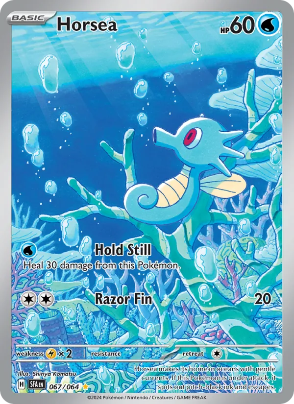 Horsea - Shrouded Fable Pokemon Card