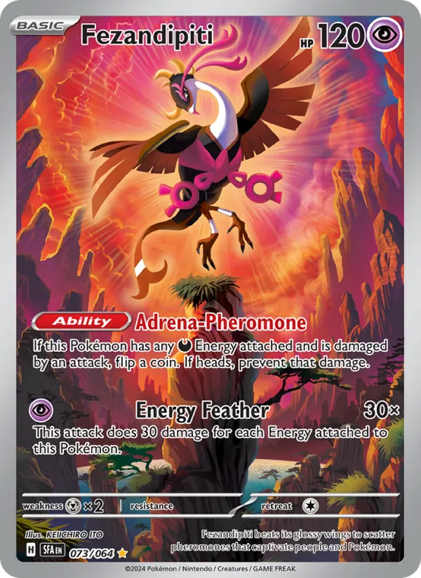 Fezandipiti - Shrouded Fable Pokemon Card