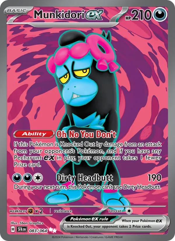 Munkidori ex - Shrouded Fable Pokemon Card