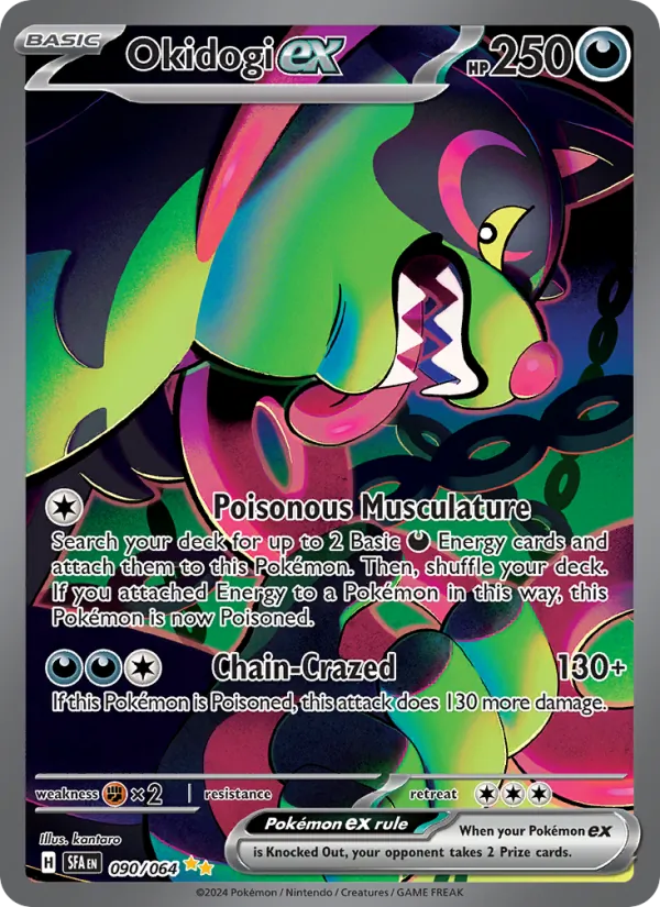 Okidogi ex - Shrouded Fable Pokemon Card