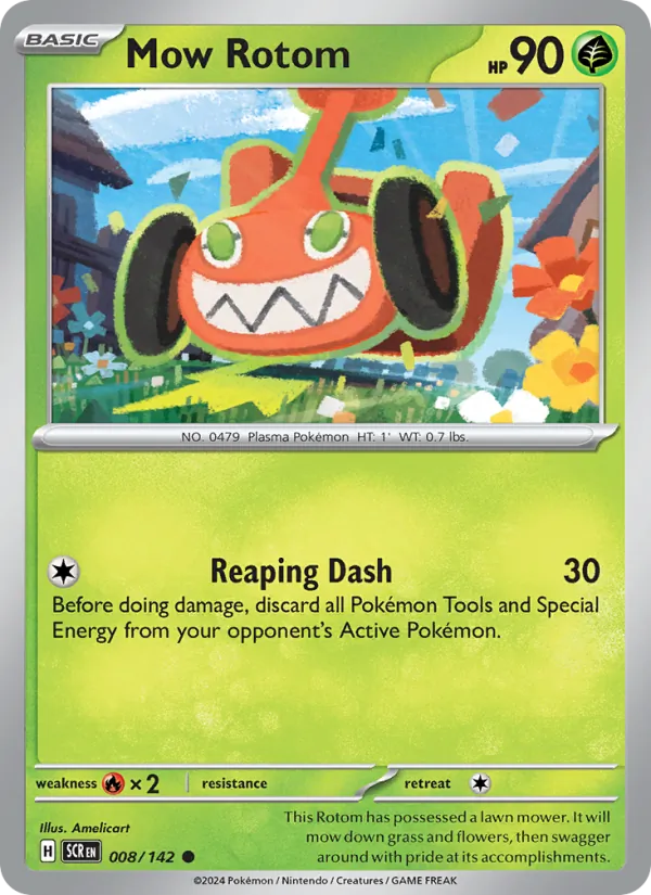Mow Rotom - Stellar Crown Pokemon Card
