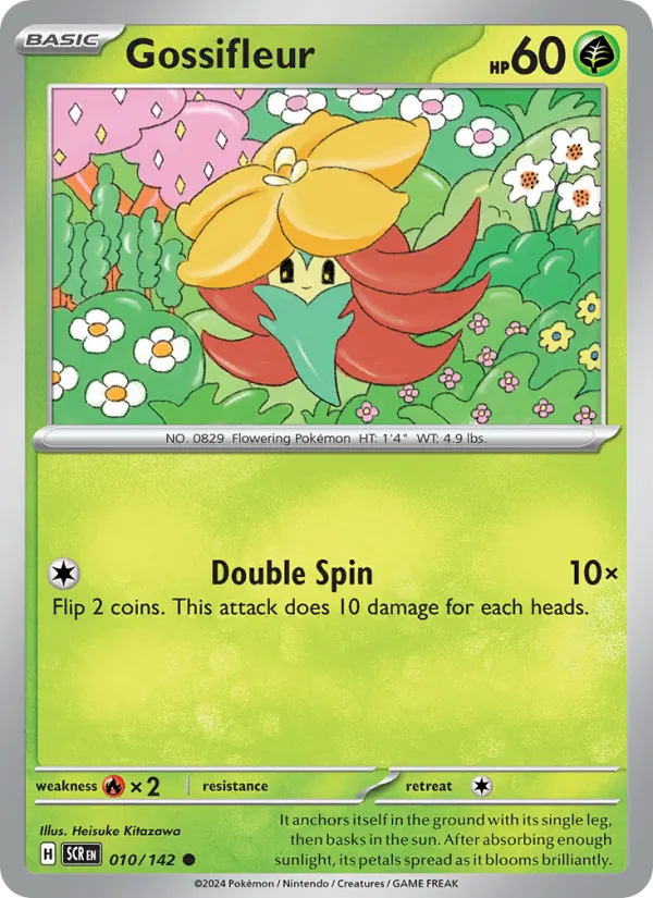 Gossifleur - Stellar Crown Pokemon Card