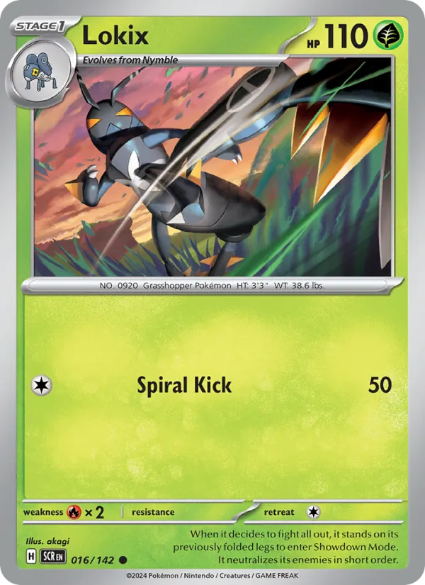 Lokix - Stellar Crown Pokemon Card