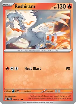 Reshiram - Stellar Crown