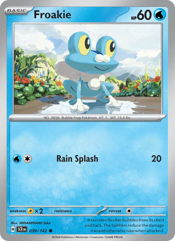 Froakie - Stellar Crown Pokemon Card