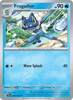 Frogadier - Stellar Crown
