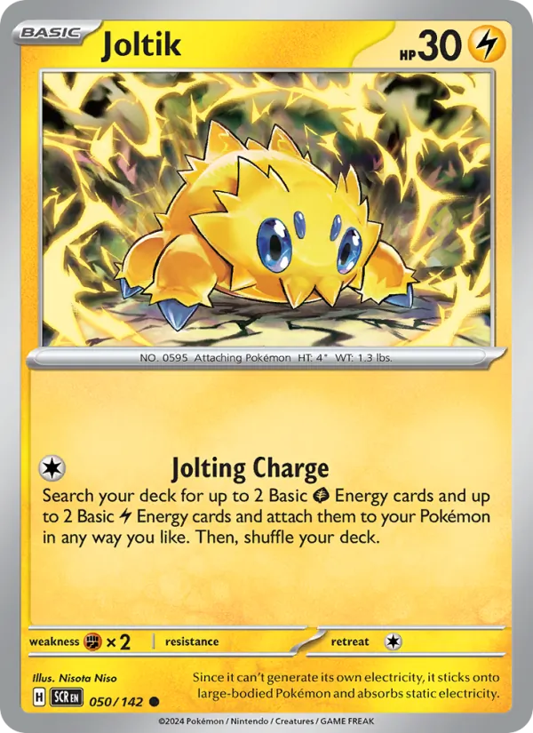 Joltik - Stellar Crown Pokemon Card