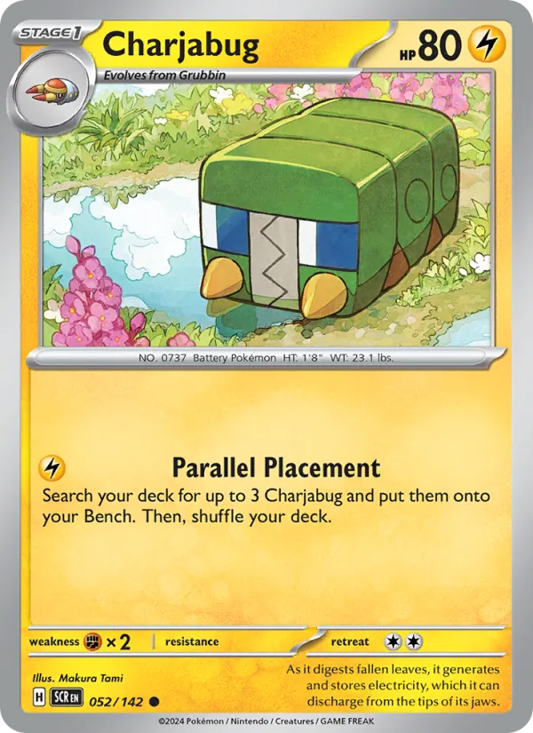 Charjabug - Stellar Crown Pokemon Card