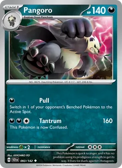 Pangoro - Stellar Crown