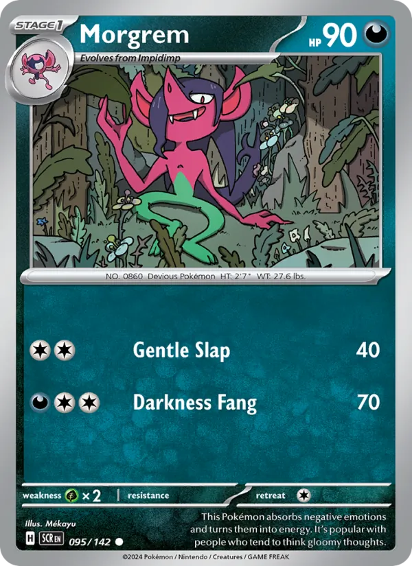 Morgrem - Stellar Crown Pokemon Card