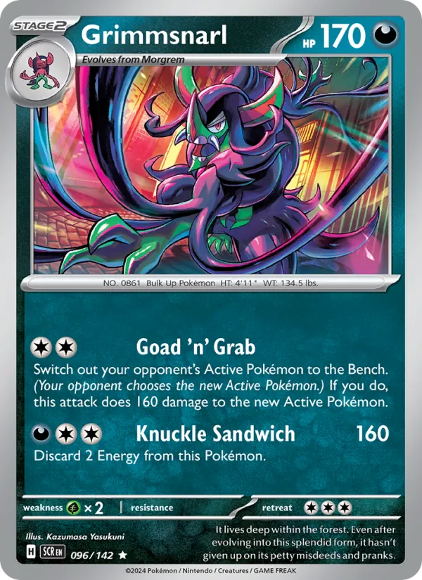 Grimmsnarl - Stellar Crown Pokemon Card