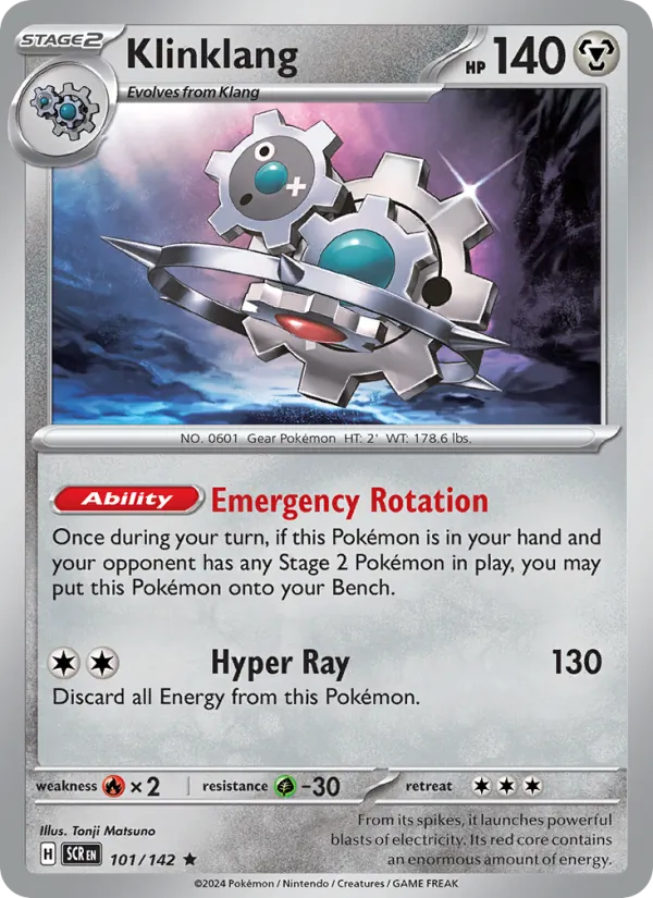Klinklang - Stellar Crown Pokemon Card