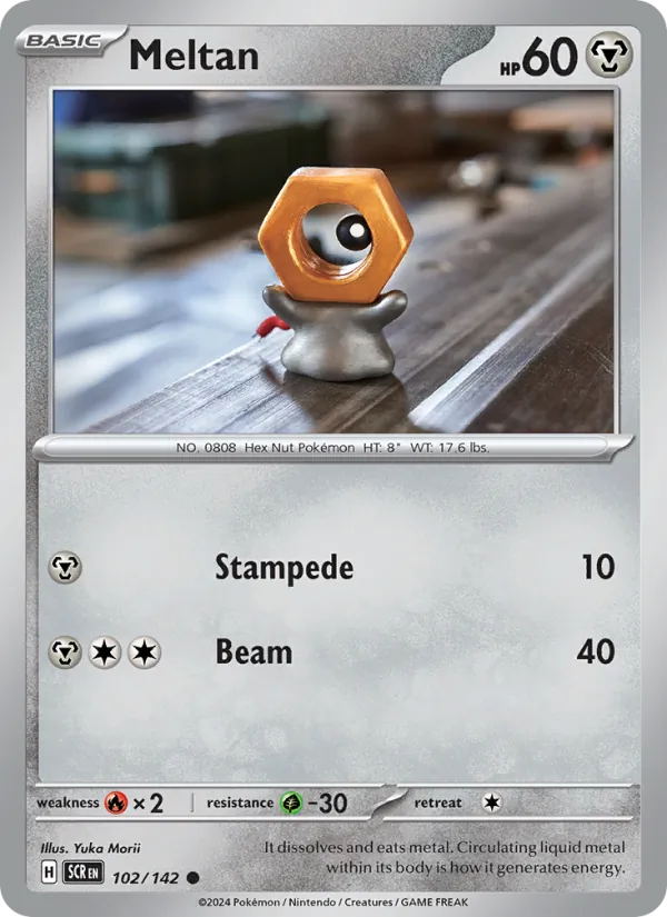 Meltan - Stellar Crown Pokemon Card