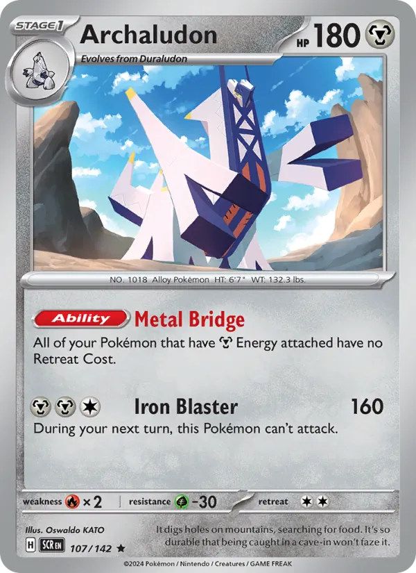 Archaludon - Stellar Crown Pokemon Card