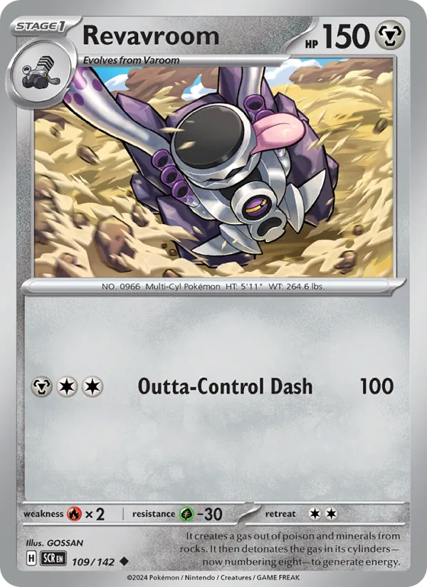 Revavroom - Stellar Crown Pokemon Card