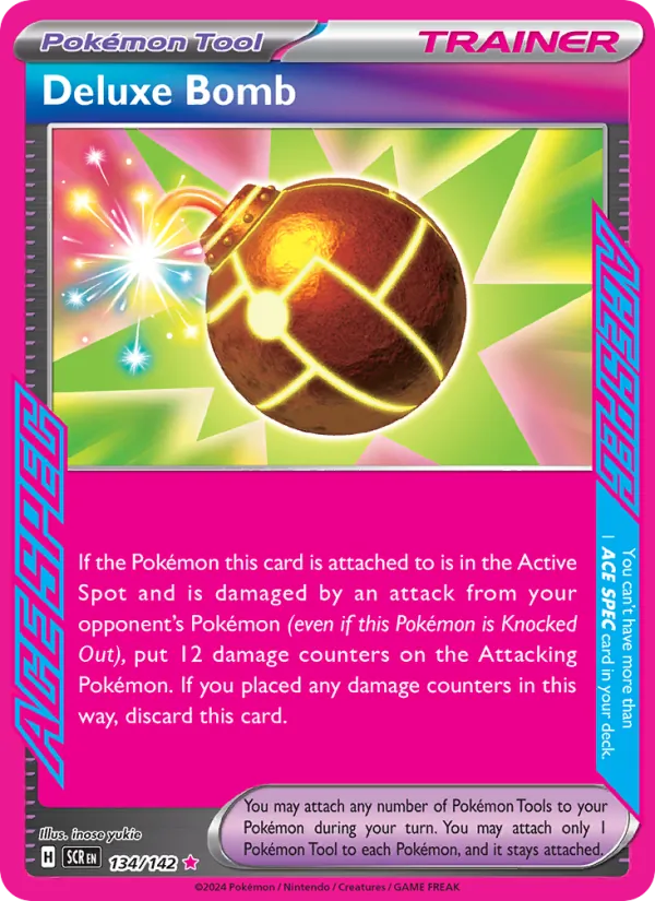 Deluxe Bomb - Stellar Crown Pokemon Card