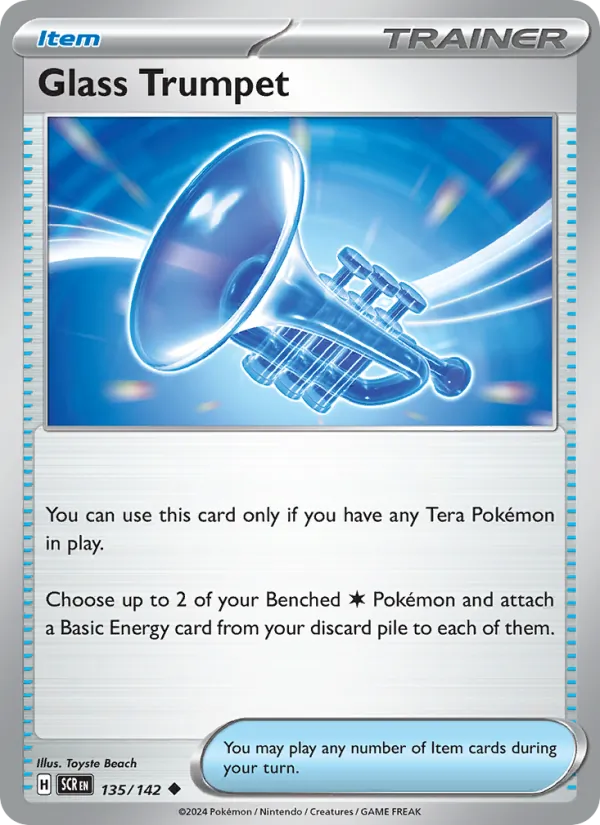 Glass Trumpet - Stellar Crown Pokemon Card