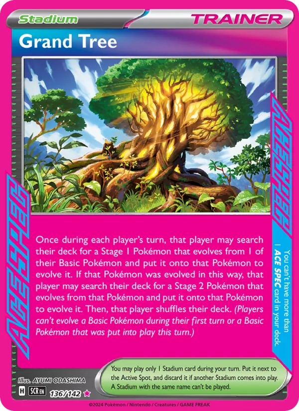 Grand Tree - Stellar Crown Pokemon Card
