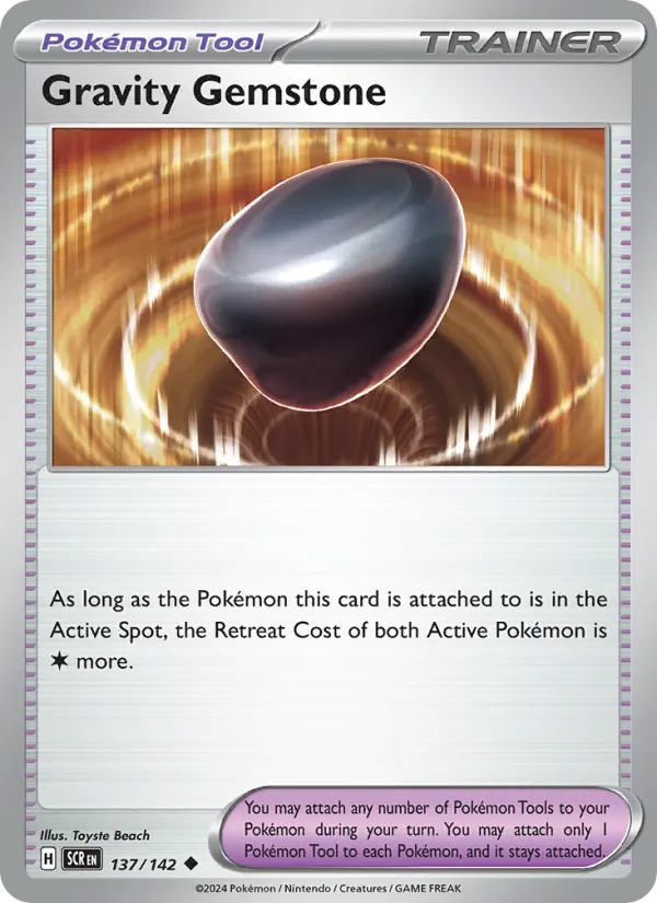 Gravity Gemstone - Stellar Crown Pokemon Card