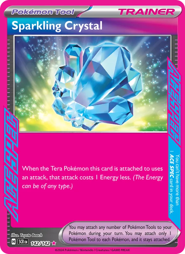 Sparkling Crystal - Stellar Crown Pokemon Card