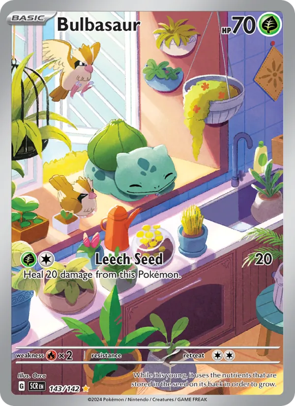 Bulbasaur - Stellar Crown Pokemon Card