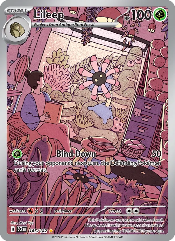 Lileep - Stellar Crown Pokemon Card