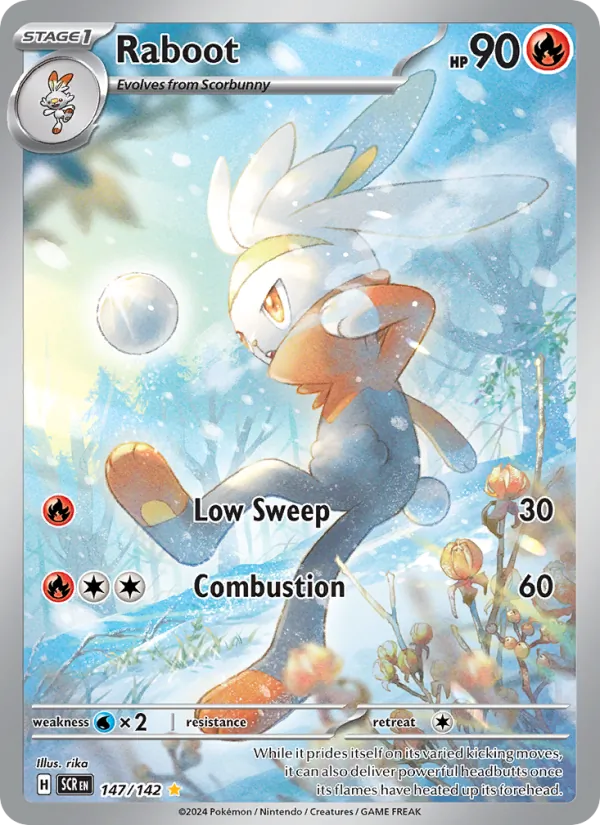 Raboot - Stellar Crown Pokemon Card