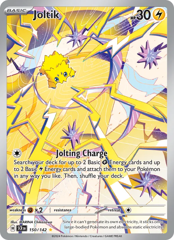 Joltik - Stellar Crown Pokemon Card