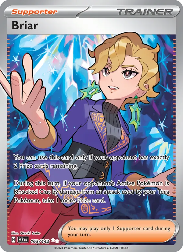 Briar - Stellar Crown Pokemon Card
