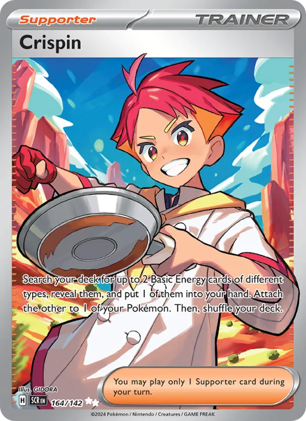 Crispin - Stellar Crown Pokemon Card