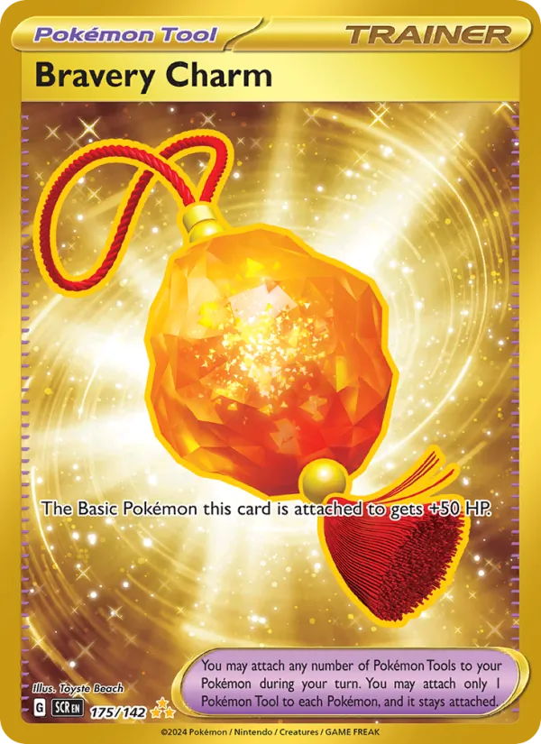 Bravery Charm - Stellar Crown Pokemon Card
