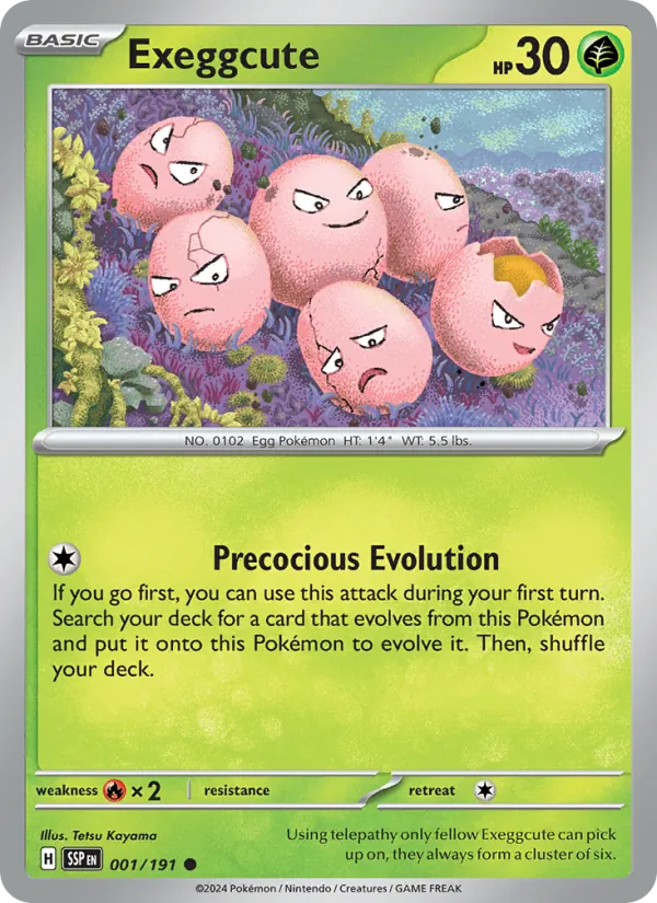 Exeggcute - Surging Sparks Pokemon Card