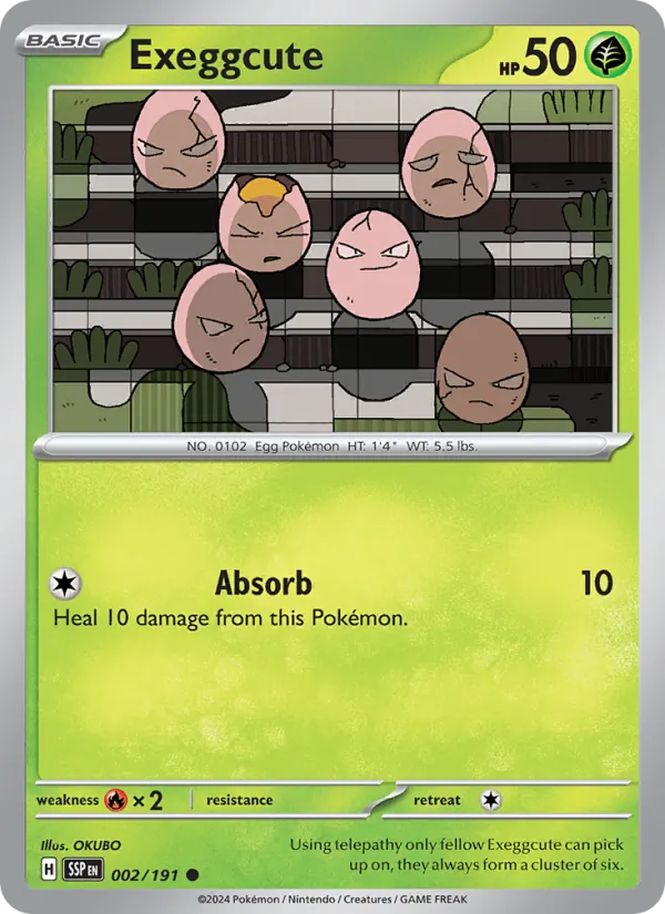 Exeggcute - Surging Sparks Pokemon Card