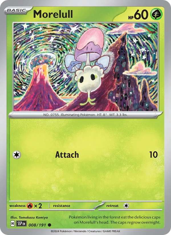 Morelull - Surging Sparks Pokemon Card