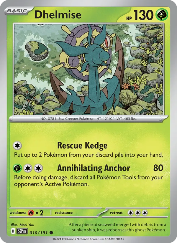 Dhelmise - Surging Sparks Pokemon Card