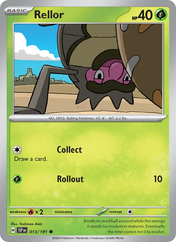 Rellor - Surging Sparks Pokemon Card