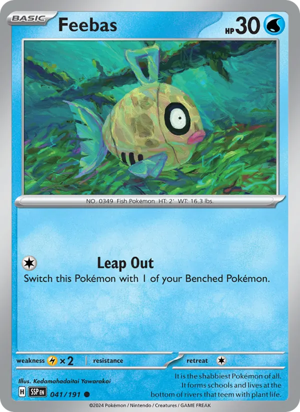 Feebas - Surging Sparks Pokemon Card