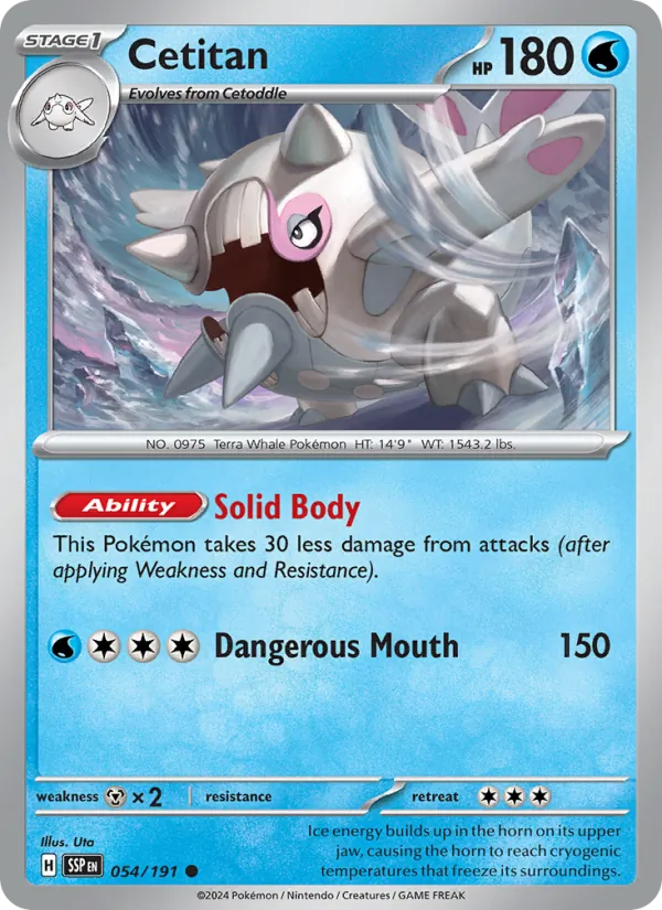 Cetitan - Surging Sparks Pokemon Card