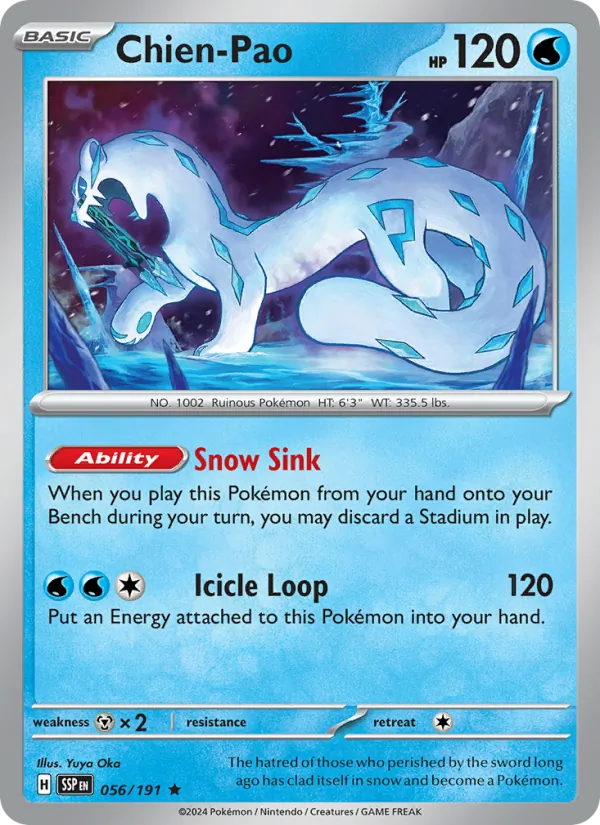 Chien-Pao - Surging Sparks Pokemon Card