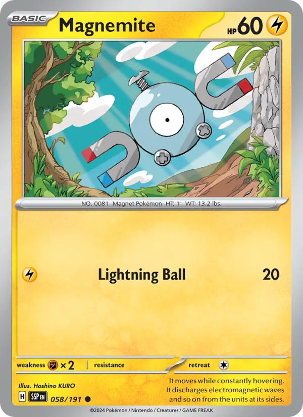 Magnemite - Surging Sparks Pokemon Card